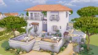 4 Bedroom Greek Rental House | The Sims 4 Speed Build (No CC)