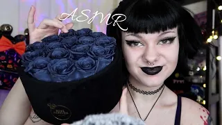 ASMR | SUPER Relaxing Tingly Rose & Velvet Sounds 🥀 Rose Forever Unboxing