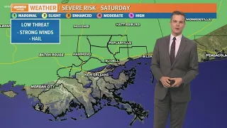 Payton's Saturday Forecast: Few Severe Storms Possible