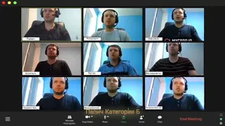 Конференция Папичей в Zoom 2