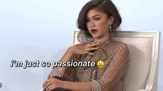 Zendaya having no filter for 6 minutes straight