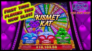 Let's see how I do on my First time playing the 💥NEW💥 Kismet Kat Slot 🐈‍⬛