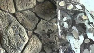 Ugly fake stone removal