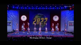 Stingray Allstars, Orange Rays- Day 2 Worlds- 2022