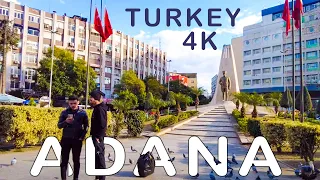 Capital of Kebab in Turkey is Adana - 4K walk in January 2023