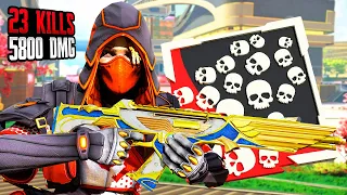 AMAZING BANGALORE 23 KILLS & 5800 DAMAGE (Apex Legends Gameplay)