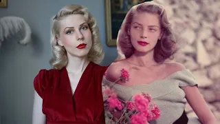 Trying Setting Pattern from Vintage 50s Magazine l Lauren Bacall Hairstyle