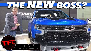 The Differences Between A Silverado Trail Boss & ZR2 Are Huge — Take A Look! | 2021 LA Auto Show
