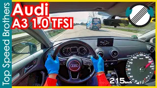 Audi A3 8V 1.0 TFSI (2017) AUTOBAHN POV TOP SPEED 🚀 #TopSpeedBrothers