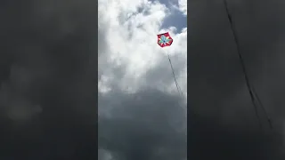 Kite got damaged😬, How it was going vs now. Going to repair it back soon