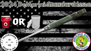 2024 DEMARINI STANDARD ISSUE | GAS OR TRASH?? | AVERAGE DUDES SOFTBALL SLOWPITCH SOFTBALL BAT REVIEW