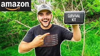 Testing CHEAP Amazon SURVIVAL KIT!!! (Only $25)