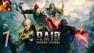 RAID: Shadow Legends - Walkthrough Gameplay Part 1, Chapter 1 Kaerok Castle (Android)