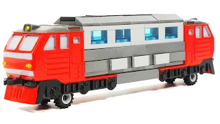 City ​​of masters 5535 Russian Railways Locomotiv  | BRICK SET UNBOX & BUILD