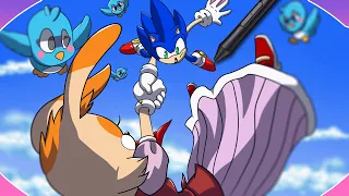 Sonic advance 2 Extra Ending speedraw -[LobisArt]