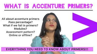 ACCENTURE PRIMERS EXPLAINED ‼️Everything you need to know about primers as a fresher 💜 #accenture