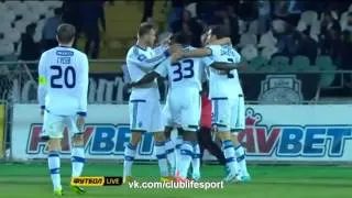 Заря 0-5 Динамо Киев