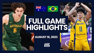 Australia vs Brazil Full Game Highlights (Friendly Game In FIBA World Cup 2023)