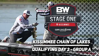 Bass Pro Tour | Stage One | Kissimmee Chain of Lakes | Qualifying Day 2 Group A Highlights