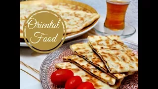 Gözleme mit Spinat - Schafskäse - Füllung I gefüllte Teigtaschen I Pfannenbörek I Ramadan