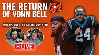 Bengals Free Agency News: Vonn Bell Returns! Jake Liscow and Joe Goodberry SURPRISE Appearance!