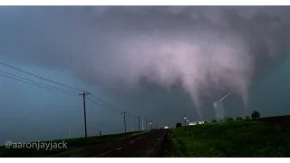 TORNADOES DIMMITT Texas MULTIVORTEX Wedge Tornado NaderPalooza 04-14-2017 GOOD FRIDAY