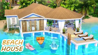 Beach House | Blooming Rooms Kit | The Sims 4 | No CC | Speed Build