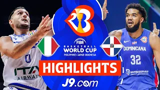 Italy 🇮🇹 vs Dominican Republic 🇩🇴 | J9 Highlights | FIBA Basketball World Cup 2023