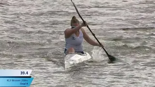 KL3 women 200 final A ICF Canoe Sprint & Paracanoe World Championships Copenhagen Denmark 2021