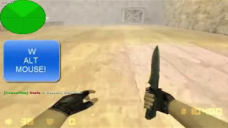 CS 1.6 KNIFE TRICK!