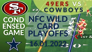 🏈San Francisco 49ers vs Dallas Cowboys NFC Wild Card Playoffs NFL 2021-2022 Condensed Game, Football