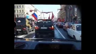 День Победы!!! СПб  Невский проспект   9 Мая 2016 г