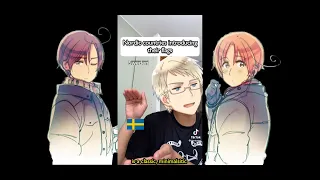 The APH Nordics designing their flags (Sweden, Finland, Norway, Iceland & Denmark) | acrack_ontitan