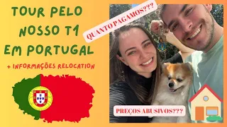 TOUR NO NOSSO T1 EM PORTUGAL + INFORMAÇÕES SOBRE RELOCATION