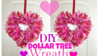 Dollar Tree DIY Valentine's Wreath