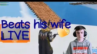 MrDeadMoth beats his wife on stream