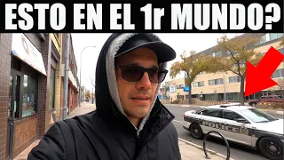 Solo en la Ciudad MÁS PELIGROSA de Canadá // Así se vive en Winnipeg 🇨🇦