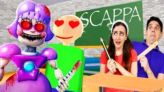 LA FIDANZATA DI BALDI FA PAURA!!!MISS ANITRON!!SCAPPIAMO DAGLI ANIMATRONICS