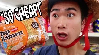 GOING TO THE DOLLAR STORE FOR THE FIRST TIME EVER | GING GING