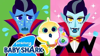 Baby Shark's Halloween Salon! Monster Makeover | Baby Shark Halloween Play | Baby Shark Official
