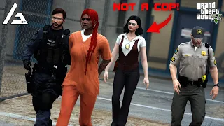 GTA 5 Roleplay - ARP - #977 - Detective Julie's Undercover Jail Break!