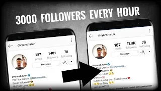 How to get 3000 Followers in an Hour on Instagram ? 2018 ✔