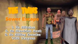 The Twins Extreme Mode Sewer Escape With No Glitches, Slendrina Mask, Killing Enemies with Weapons