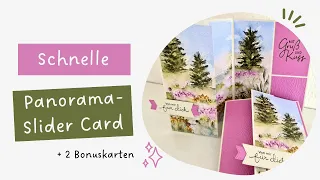 Einfach WOW-Karte mit DSP "Aufmerksam durch die Natur" - plus 2 Bonuskarten 😍 - Stampin Up!