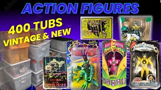 Unboxing 400 Tubs of Action Figures 90's Bandai Power Rangers & Swat Kats: Part 46