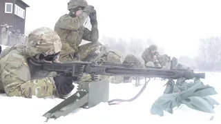 US Army Soldiers Fire The Legendary German Made MG3 Machine Gun