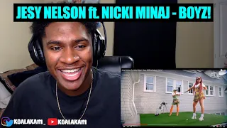 oh, she's coming like this!? Jesy Nelson Ft. Nicki Minaj - Boyz (Official Music Video) (REACTION!)