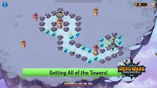 Winter Island Best Paths and Getting All of the Towers — Hero Wars: Dominion Era