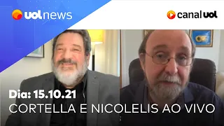 Cortella e Nicolelis ao vivo, CPI aprova últimos convocados e análises de Schelp | UOL News