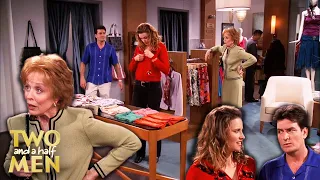 Evelyn Catches Charlie in a Dressing Room | Two and a Half Men